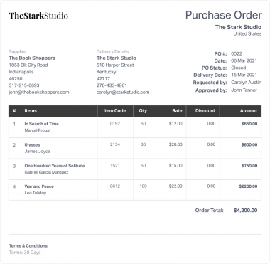 Purchase Order vs Invoice: What's the Difference? | Billbooks